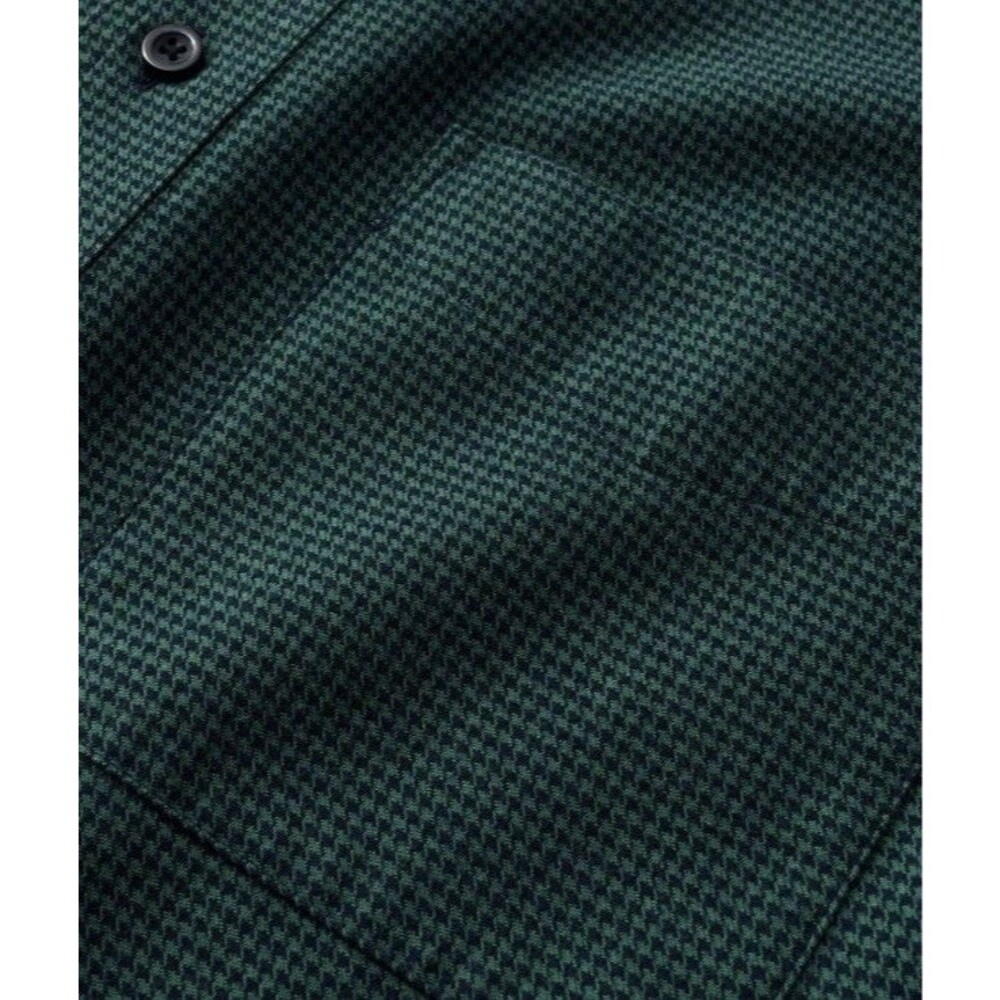 NWT LL Bean Wicked Good Flannel Shirt XL Tall Green Houndstooth Traditional Fit - Picture 4 of 10